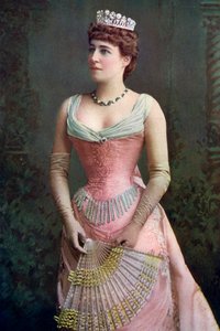 Lillie Langtry 1853-1929, engelsk skuespillerinde, 1899-1900. af William and Daniel Downey