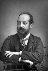 Sir James Dromgole Linton 1840-1916, engelsk maler, 1890. af William and Daniel Downey