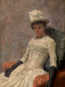Stephanie i hvidt af William van Strydonck