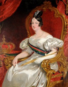 Portræt af D. Maria II, dronning af Portugal