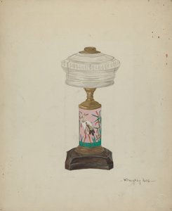 Lampe base af Willoughby Ions