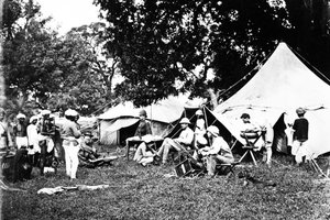 British Indian Army Camp, ca. 1860