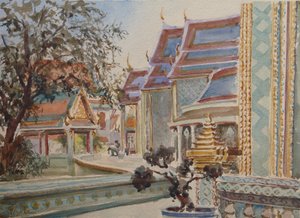 868 Wat Ratchaborpit, Bangkok af Wilson Clive