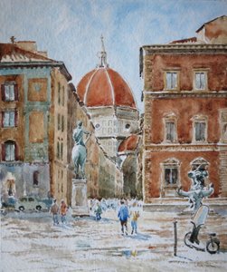 951 Piazza SS Annunziata, efter skybruddet af Wilson Clive