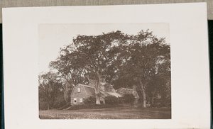 Det gamle Fairbanks House i Dedham, Massachusetts, bygget i år 1636 af Wilson Flagg