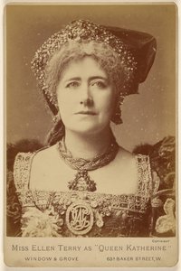 Miss Ellen Terry som "Dronning Katherine"