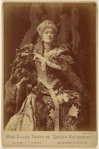 Miss Ellen Terry som "Dronning Katherine"