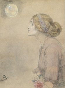 Gertrude Sandys (pastel på papir) af Winifred Sandys