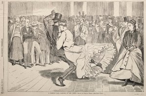 Et parisisk bal - Dans på kasinoet af Winslow Homer