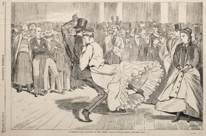 Et parisisk bal - Dans på kasinoet, 1867. af Winslow Homer