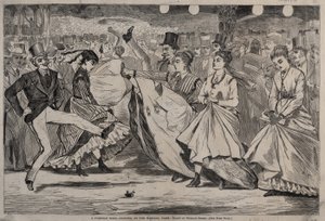 En parisisk bal – Dans på Mabille, Paris af Winslow Homer