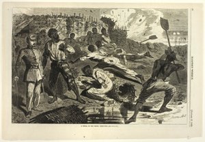 En granat i oprørernes skyttegrave af Winslow Homer