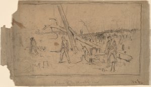 Fremrykning af Skirmish Line, 1864. af Winslow Homer