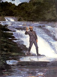 En lystfisker, 1874 af Winslow Homer