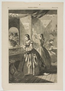 "Any Thing for Me, If You Please"-Postkontor for Brooklyn Fair til fordel for Sanitary Commission af Winslow Homer