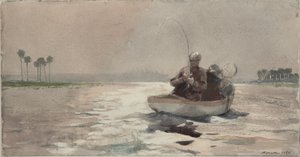 Bass Fishing - Florida af Winslow Homer