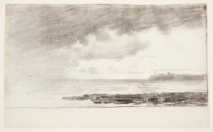 Bugt ved Cullercoats, England af Winslow Homer
