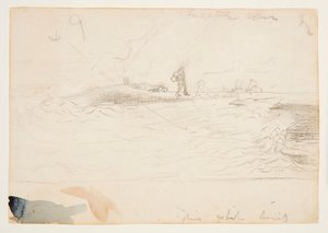Strandscene, England af Winslow Homer