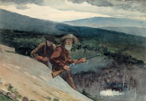 Bjørnejagt, Prospect Rock af Winslow Homer