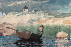 Dreng i båd, Gloucester af Winslow Homer