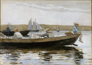 Drenge i en dory af Winslow Homer