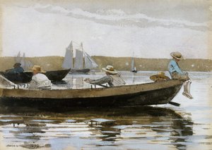 Drenge i en Dory, 1873. af Winslow Homer