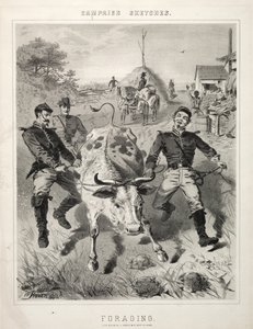 Felttogsskitser: Fouragering af Winslow Homer