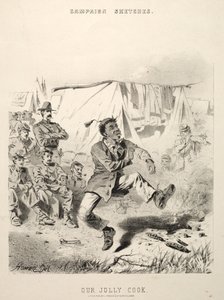 Kampagneskitser: Our Jolly Cook, 1863. af Winslow Homer
