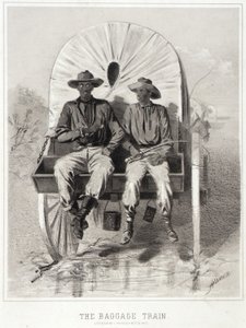 Skitser til kampagnen: Bagagetoget af Winslow Homer