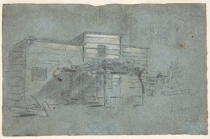 Clapboard Shack af Winslow Homer