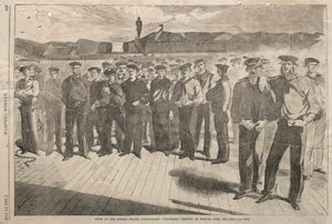 Besætning på United States Steam-Sloop Colorado, afsendt til Boston, juni 1861, 1861. af Winslow Homer