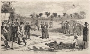 Cricketspillere på Boston Common af Winslow Homer