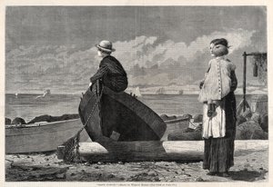 „Far kommer!“ af Winslow Homer