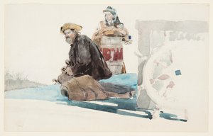 Dækspassagerer af Winslow Homer