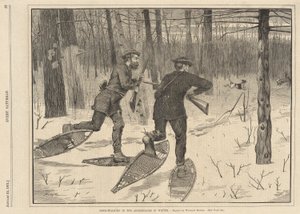 Deer-stalking i Adirondacks om vinteren, fra hver lørdag den 21. januar 1871 af Winslow Homer