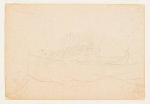 Dory fyldt med mænd af Winslow Homer