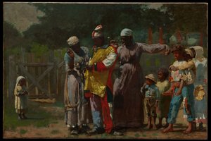 Påklædning til karnevallet af Winslow Homer