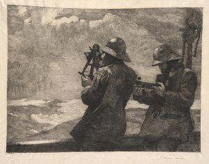 Otte klokker, 1881. af Winslow Homer