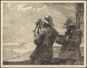Otte klokker, 1887, formentlig trykt c.1940 af Winslow Homer