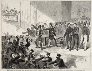 Bortvisning af negre og abolitionister fra Tremont Temple, Boston, Massachusetts, den 3. december 1860 af Winslow Homer