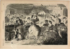 Efterårslege - æble-bien af Winslow Homer