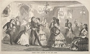 Familiefest ved ræv og gæs, 1857. af Winslow Homer