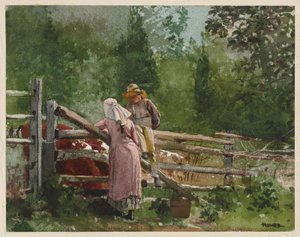 Fodringstid af Winslow Homer