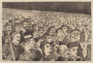 Fire Works on the Night of the Fourth of July, udgivet 1868. af Winslow Homer
