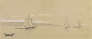 Fiskeflåde ved Gloucester af Winslow Homer
