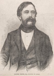 Fletcher Webster, Esq., Surveyor of Boston, 1859. af Winslow Homer