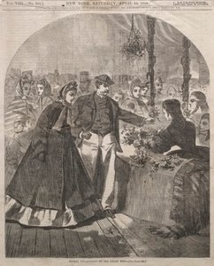 Floral Department of the Great Fair, 1864. af Winslow Homer