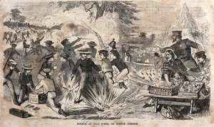 Fjerde juli scene, på Boston Common, 1859. af Winslow Homer