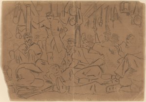 Fra Alexandria til Ship Point [recto], 1862. af Winslow Homer