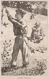 Grønne æbler af Winslow Homer